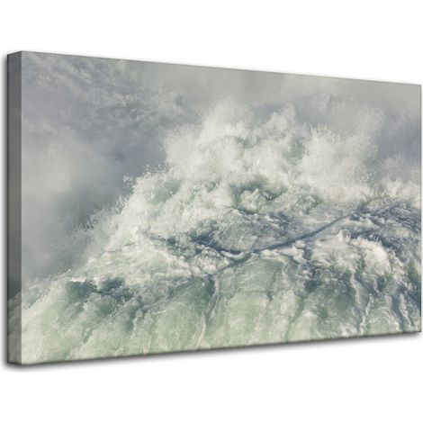 Leinwanddruck „Natur: Tosender Wasserfall“, 80 x 50 cm