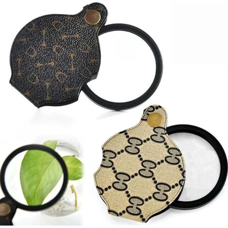 2 Mini Loupes de Poche Pliables , Loupe de Lecture, Petite Loupe, Loupe Grossissante, Loupe pour Bijoux, Réparation de Bijoux, Livres, Journaux, Cartes (1/5)