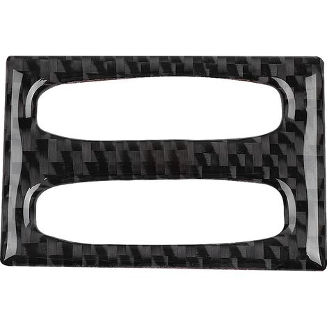 Garniture en fibre de carbone pour bouton de sortie d'air central de voiture, compatible Mercedes C-Class W204 2011-2014 (1/5)