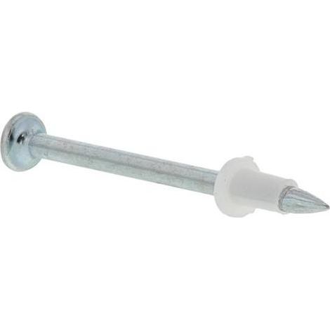Clavos spit c9 acero 80 mm cabeza plana galvanizados