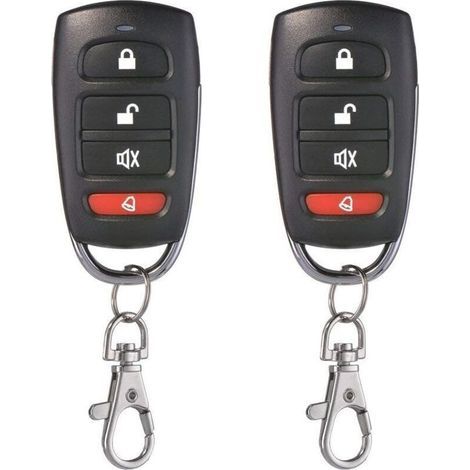 Télécommande Universelle pour Portail et Garage 433 MHz - Lot de 2 Clonables, 4 Boutons, Compatible avec la Plupart des Systèmes-ULISEM (1/4)