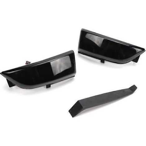 Dynamische schwarze LED-Blinker mit sequenzieller Rückspiegelbeleuchtung für Ford Everest (2015–2019), Ranger T6, Raptor und Wildtrak – links und rechts (1/5)
