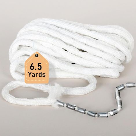 Vorrätiges Gardinenzubehör, 6,5 Yards Gardinengewichtkordel, Gardinengewichtkordel mit Drapierung zur Erhöhung des Gardinengewichts. (1/5)