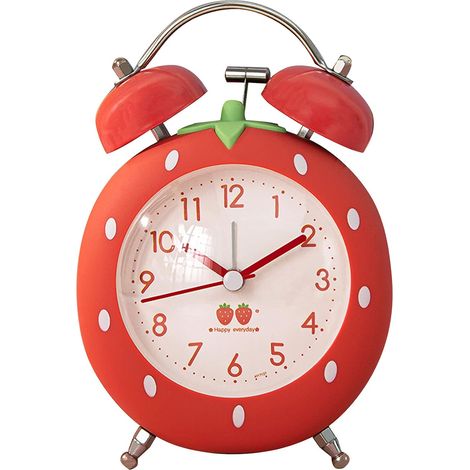 Ce réveil fraise adorable est parfait pour les enfants et les gros dormeurs. (1/5)