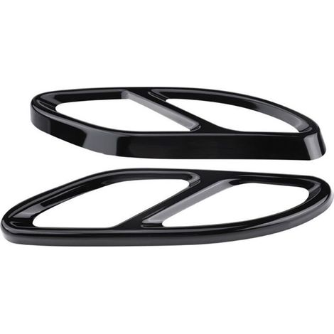 1 paire de caches de pot d'échappement noirs pour Mercedes-Benz GLC Classe C Classe E C207 Coupé 14-17 (1/4)