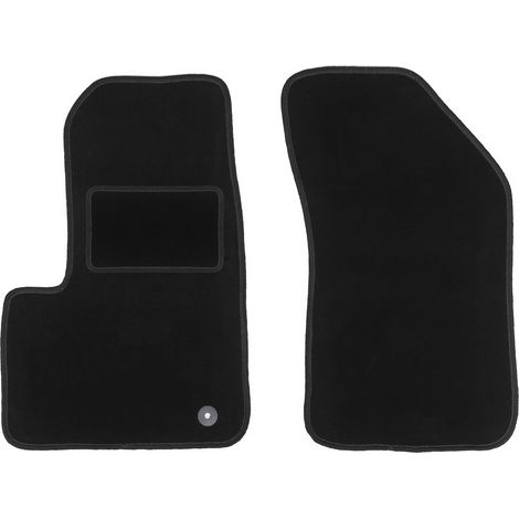 Alfombrillas delanteras para Dodge Avenger sedán (2007-2015), color negro.