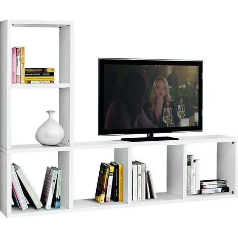 Porta TV Bianco Frassinato Bianco (1/3)