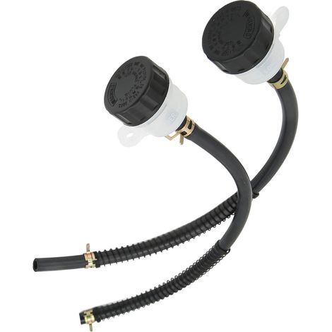 Motorrad-Bremsflüssigkeitsbehälter – 2er-Pack universelle Frontbehälter für ATVs und Dirtbikes