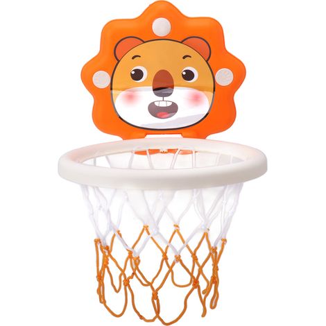 Mini panier de basket d'intérieur pour enfants, portable et pliable, sans perforation. (1/5)