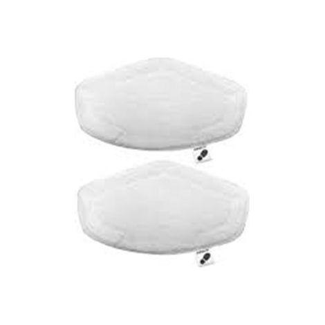 Polti – Lot de 2 serpillères pour nettoyeur vapeur SV4 – Brosse VaporForce – Compatible avec modèles PTEU0272/0273/0274/0282/0296