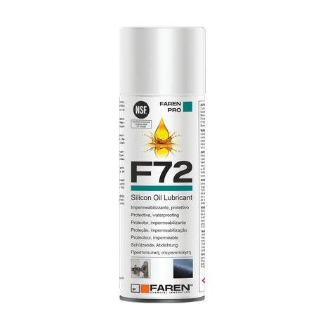 OLIO SILICONE SPRAY F72 FAREN - ML 400- 12 pezzi