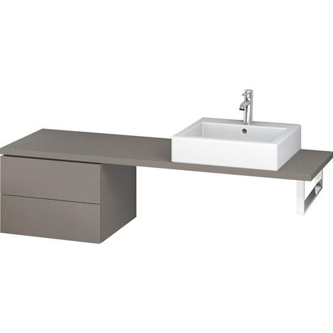 L-CUBE mobile console basso 520x477x400mm terra