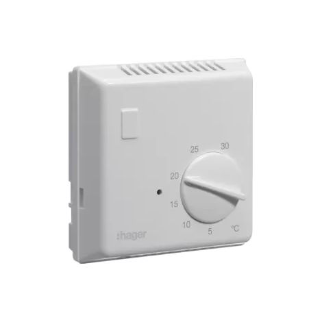 hager Raumthermostat, Bimetall, mit Schließerkontakt (1/2)