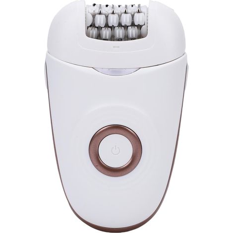 Épilateur électrique 3 en 1 pour Femme avec Tête de Lime à Pied, Matériau ABS Imperméable pour Usage Domestique et Voyage (GOLD) (1/5)
