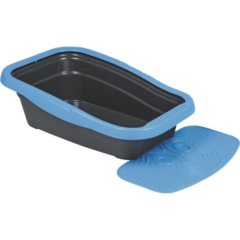 Nobby Katzentoilette Nella Kit grau/schwarz 56 x 36,5 x 18 cm