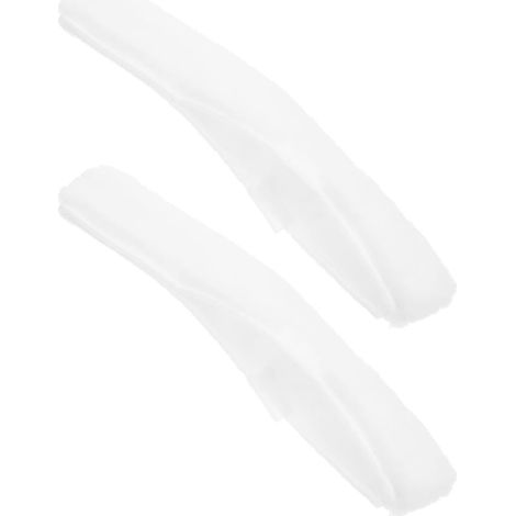 Lot de 2 Manchons Microfibre pour Outil de Nettoyage de Vitres, Chiffon à Raclette Blanc, Haute Efficacité pour Fenêtres et Miroirs en Extérieur (1/5)