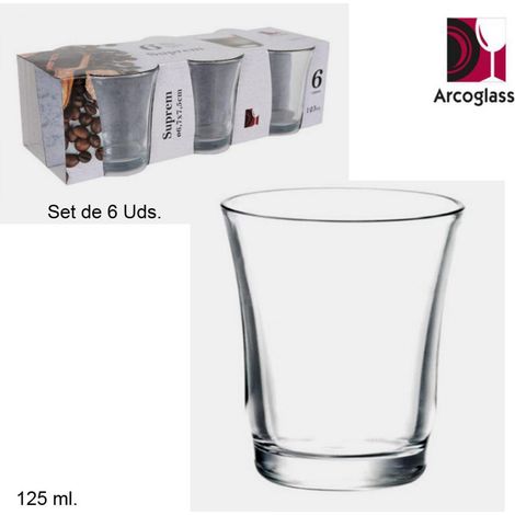 13 cls vaso tipico carajillo bombon economico arcoglass - caja 6 unidades