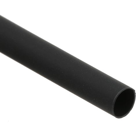 Gaine thermorétractable RS PRO, Dia. 4.8mm Noir rétreint 2:1, 1.2m ( Prix pour Paquet de 5 )