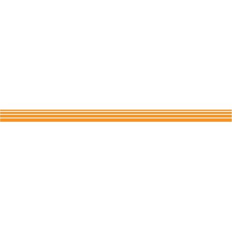 Lot 2 bandes 52mm x 1m - Lignes Progressives Orange - 4641041