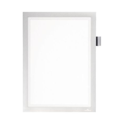 DURABLE Informationsrahmen 498923 DIN A4 magnetisch silber (1/5)