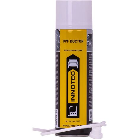 Nettoyant FAP 500 ml – Décrassage professionnel avec sonde – Formule concentrée pour suie et cendres – Améliore les performances du véhicule – Innotec