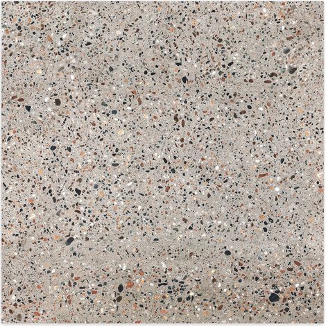 Carrelage Vintage effet Terrazzo Multicolore 45,2x45,2x0,95 cm Tervana - Sol et mur intérieur (vendu par carton de 1,02 m²) - RO'MA CARRELAGE