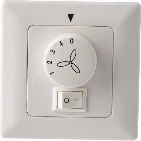 Westinghouse Lighting 78801 Interruttore a parete per ventilatori da soffitto con illuminazione, bianco