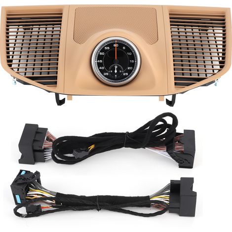 Tableau de bord horloge tableau de bord couvercle supérieur Chrono chronomètre adapté pour Porsche MACAN 2014-2016 (1/5)