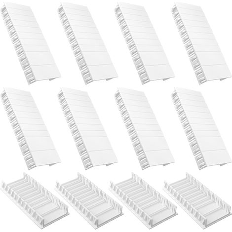 12 Pièces Obturateur Tableau Electrique 10 modules,6HP couvercle aveugle séparable et combinable pour boîtiers d'alimentation (1/5)