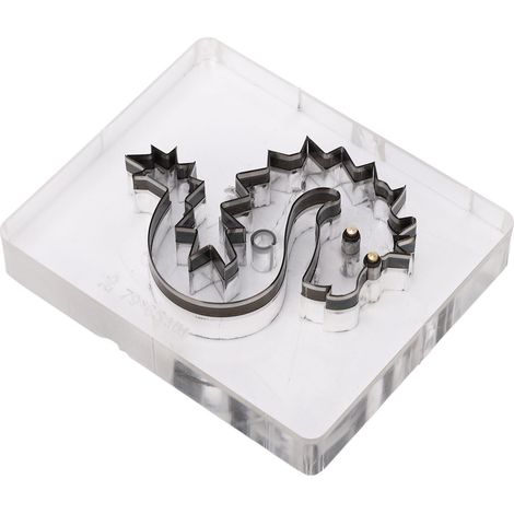Matrice de découpe et de poinçonnage motif dragon, travail rapide et propre, en acier allié, moule de poinçonnage pour cuir. (1/5)