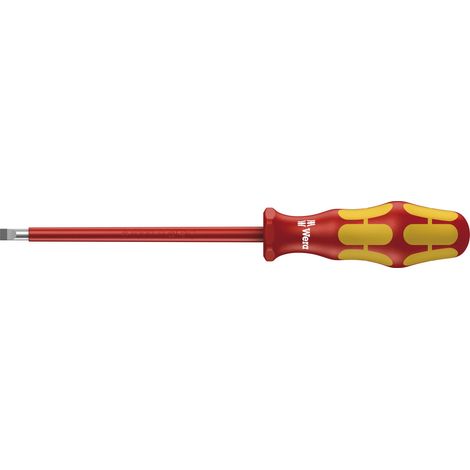 Wera Kraftform Plus Serie 100 VDE - Cacciavite piatto isolato 160i con punta laser, 05006125001 (1/5)