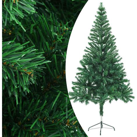 Albero di Natale Albero natalizio Albero festivo Preilluminato con Palline 150 cm 380 Rami (1/5)