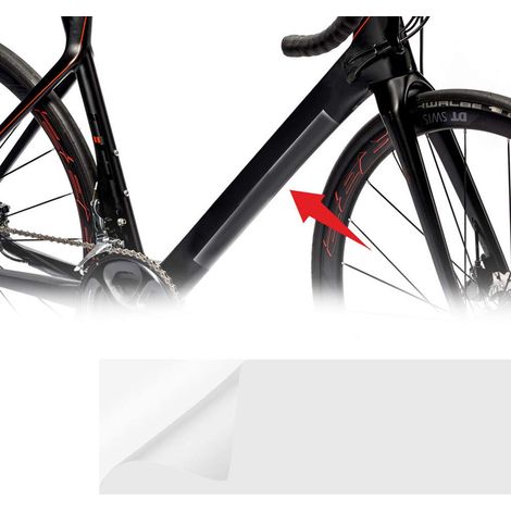 Pellicola Adesiva Scudo Frame per Protezione Telaio Bicicletta Unisex Adulto, Trasparente, 5 x 50 cm (1/4)