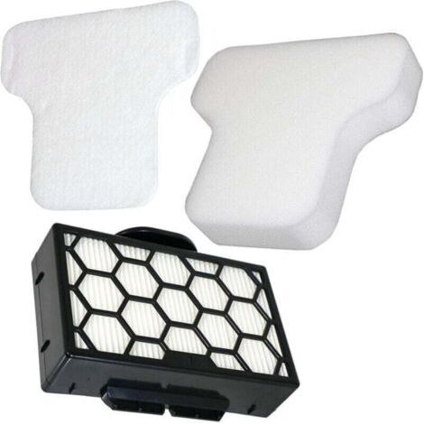 Filter kit compatible with Shark CV100 CZ250 CZ500, XU, CV100UKT CZ250UKT CZ500UKT Vacuum cleaner foam filter - (1/4)
