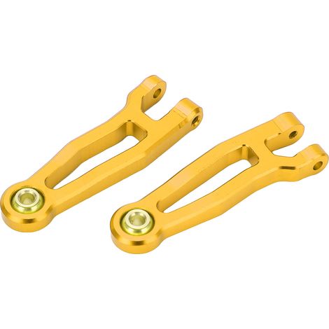 1 paire de bras oscillants supérieurs avant et arrière en métal pour voitures RC SG 1603 et SG 1604 à l'échelle 1/16 (pièces de rechange jaunes) (1/5)
