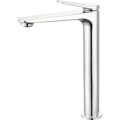 Idro Bric miscelatore lavabo alto serie Sound, Mono Splitcomando, cromo, cartuccia ceramica 26 mm, risparmio acqua 6 l-min