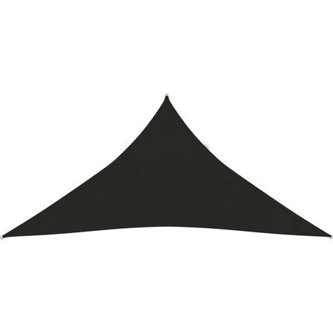 Vela in tessuto per ombrellone 160 g/m² 3 x 3 x 3 m HDPE nero 020009201 (1/5)