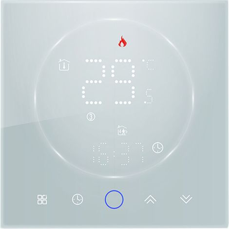 Smart Thermostat 3A Digital Programmable LED Display Underfloor Heating Temperature Controller Digital Smart Wall Thermostat for Water Heating (1/5)