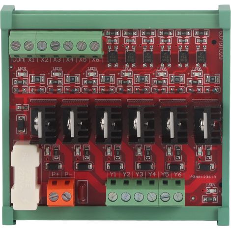 Carte de puissance de sortie de transistor d'amplificateur CC PLC à 6 canaux