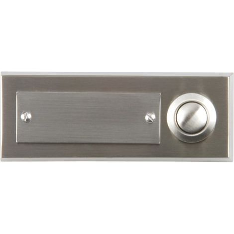 Unitec 41104 - Campanello in acciaio da parete