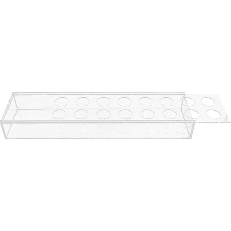 Boîte à Fleurs en Acrylique Transparent Rectangulaire 400X100X50 MM Vase Hydroponique 16 Trous pour Centres de Table Décoration Maison et Mariage Vase Décoratif pour Table à (1/5)