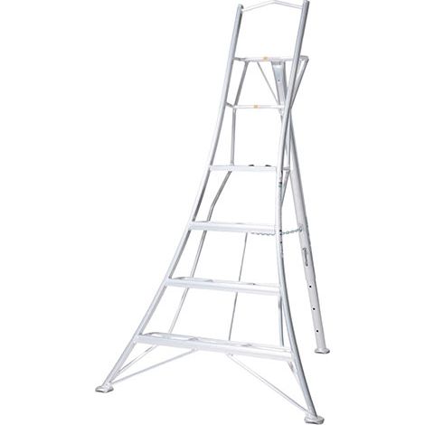 Echelle paysagiste 3 marches - Hauteur de cueillette ou de taille des haies max. 2.89m - LWW3-180-PR (1/5)