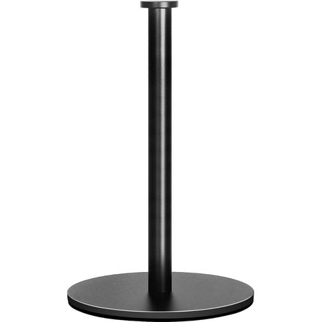 Porte-Rouleau Cuisine OBODING sur Plan de Travail, Noir Mat Inox, 31x17x17cm, Antidérapant (1/5)
