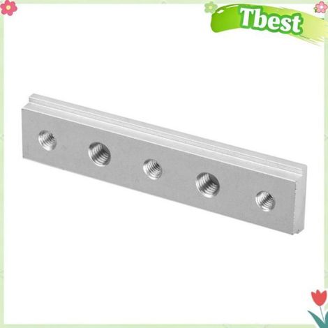 Piste À Fente En T - Alliage D'aluminium - Pour Outils De Menuiserie - 100 Mm (1/5)