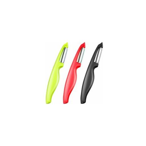 Pelador, pelador de verduras, pelador de frutas para la cocina, pelador de patatas con cuchilla afilada de acero inoxidable, juego de 3 - Crezuo (1/5)