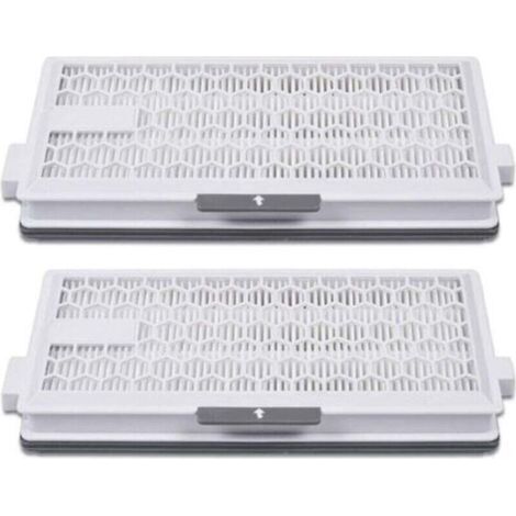 Filtre Air Clean Plus 50 pour aspirateur Miele Complete C3 Powerline S8340, filtre Air Clean SF-HA 50 pour aspirateur Complete C2, C3, Compact C1 et C2 (lot de 2)