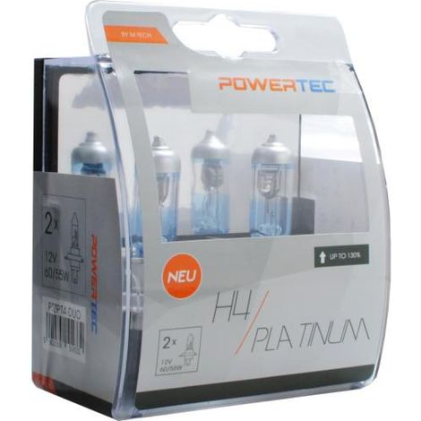 2 Ampoules H4 55w +130 Platinum