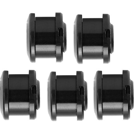 Ensemble de 5 Boulons de Fixation Chaîne Vélo Montagne en Aluminium Noir (1/5)