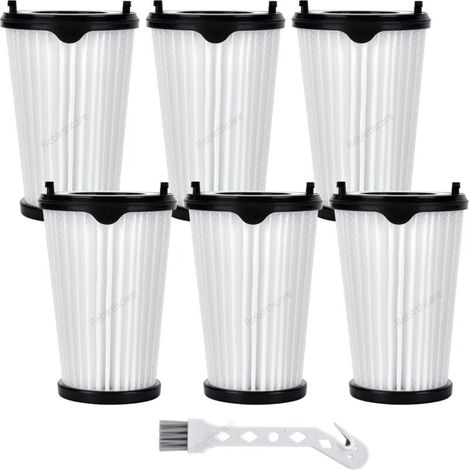 Set aus 10 Ersatzfiltern für AEG Ergorapido CX7 / CX7-2 Staubsauger – Ersatz-HEPA-Filter mit 1 Reinigungsbürste