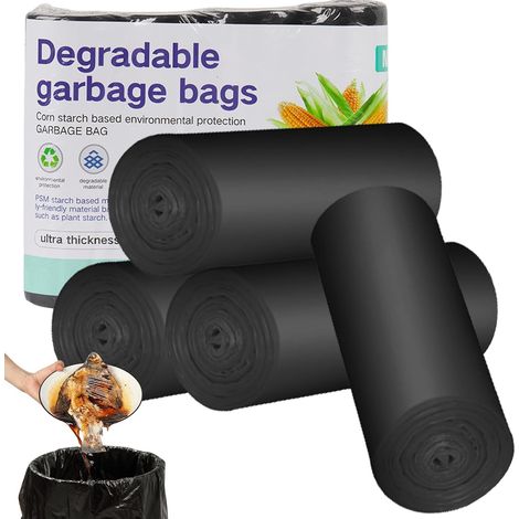 Sacs à Déchets Compostables 50 L, Extra Épais, Biodégradables, pour Cuisine, Bureau et Salon, 60 Unités (1/5)